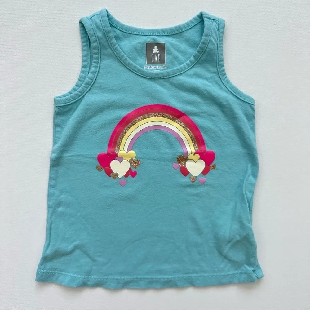GAP Toddler Girl Graphic Tank Top Size 3 Years